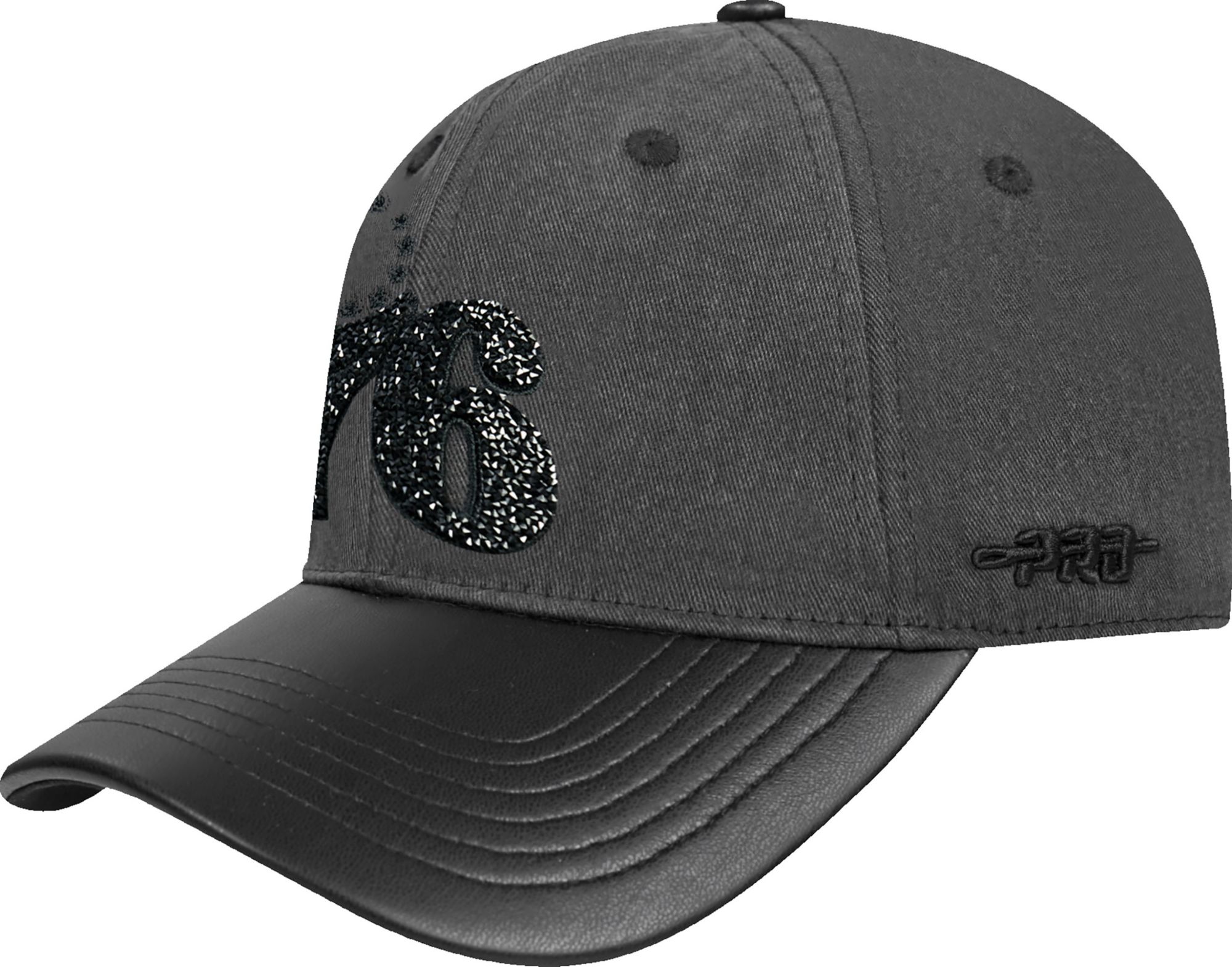 Pro Standard Women's Philadelphia 76ers Black Crystalline Strapback Hat product image