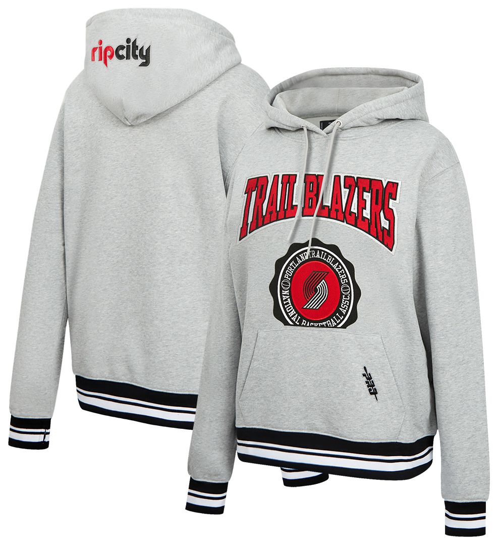 Pro Standard Women's Portland Trail Blazers Grey Crest Emblem Hoodie product image