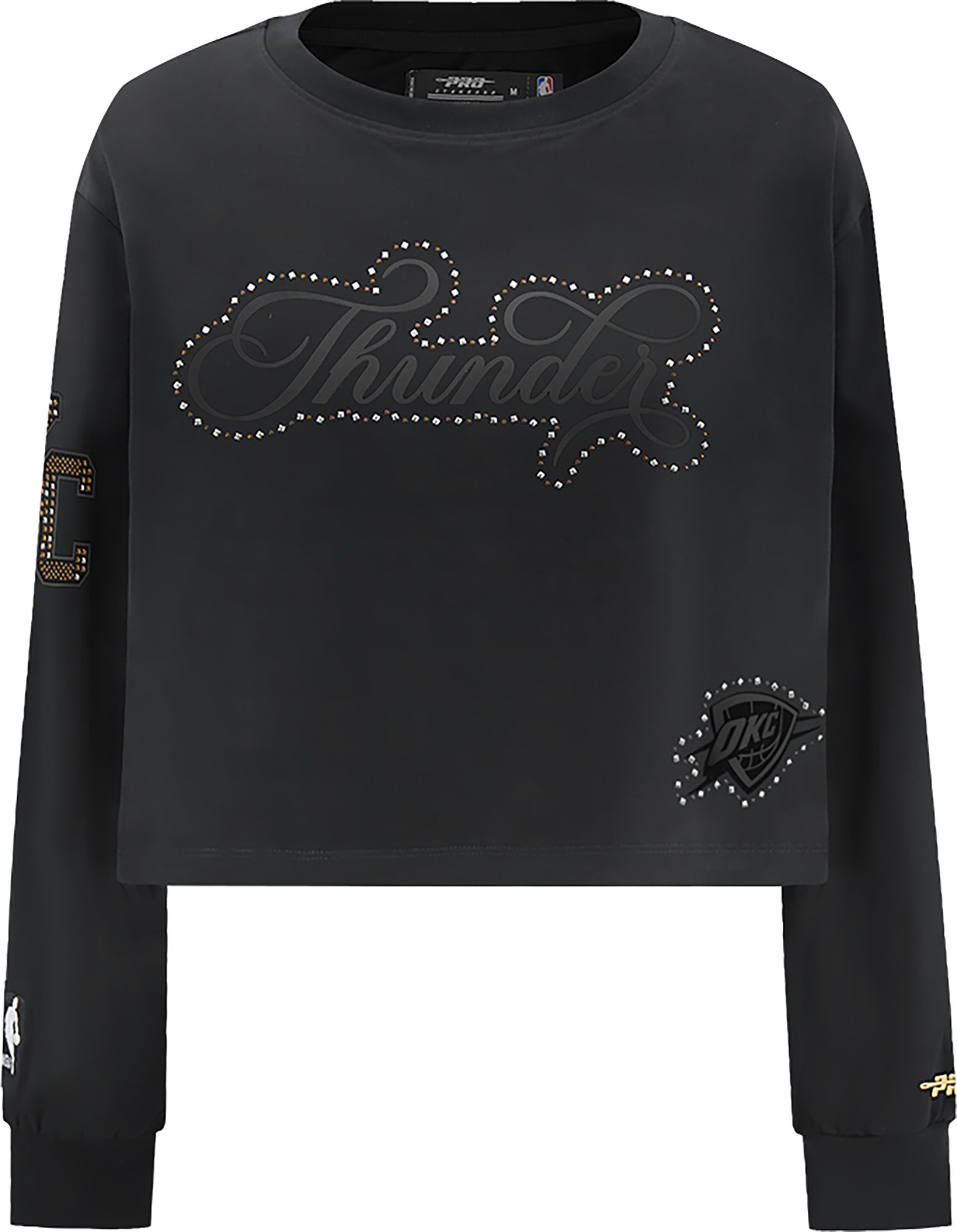 Pro Standard Women's Oklahoma City Thunder Black Renegade Boxy Long Sleeve Shirt product image