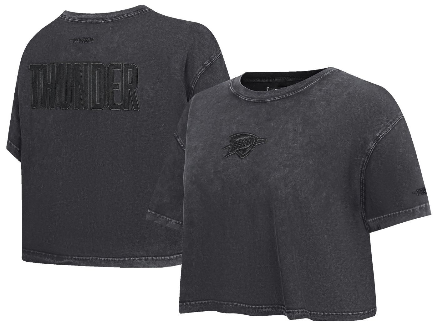 Pro Standard Women's Oklahoma City Thunder Black Washed Collection Boxy T-Shirt product image