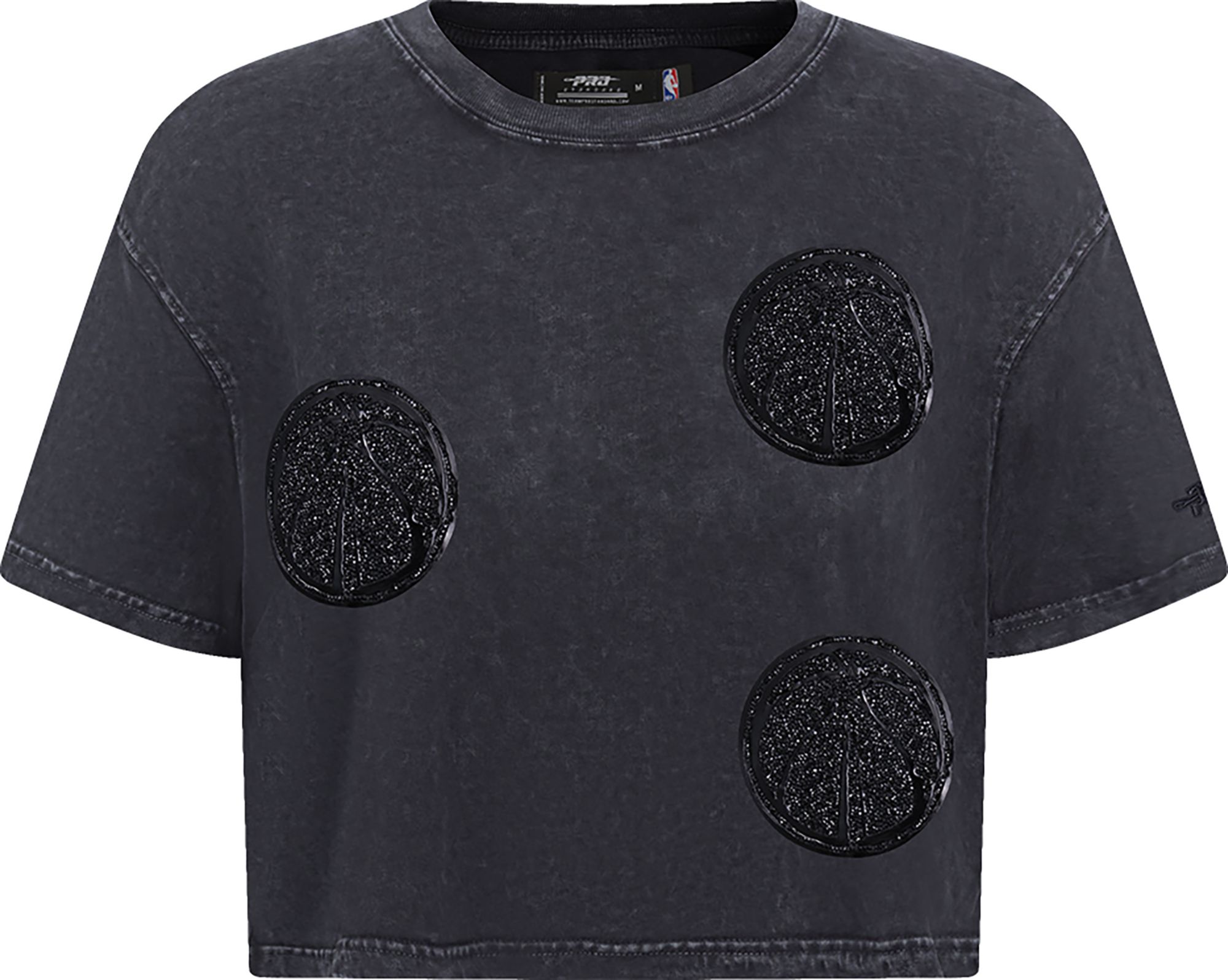 Pro Standard Women's Washington Wizards Black Crystalline Boxy Short Sleeve T-Shirt product image