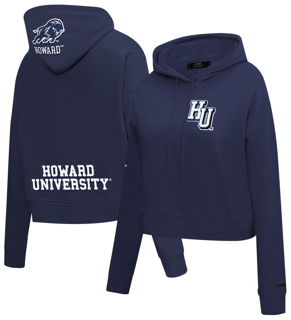 Pro Standard Women's Howard Bison Heather Grey Cropped Hoodie product image