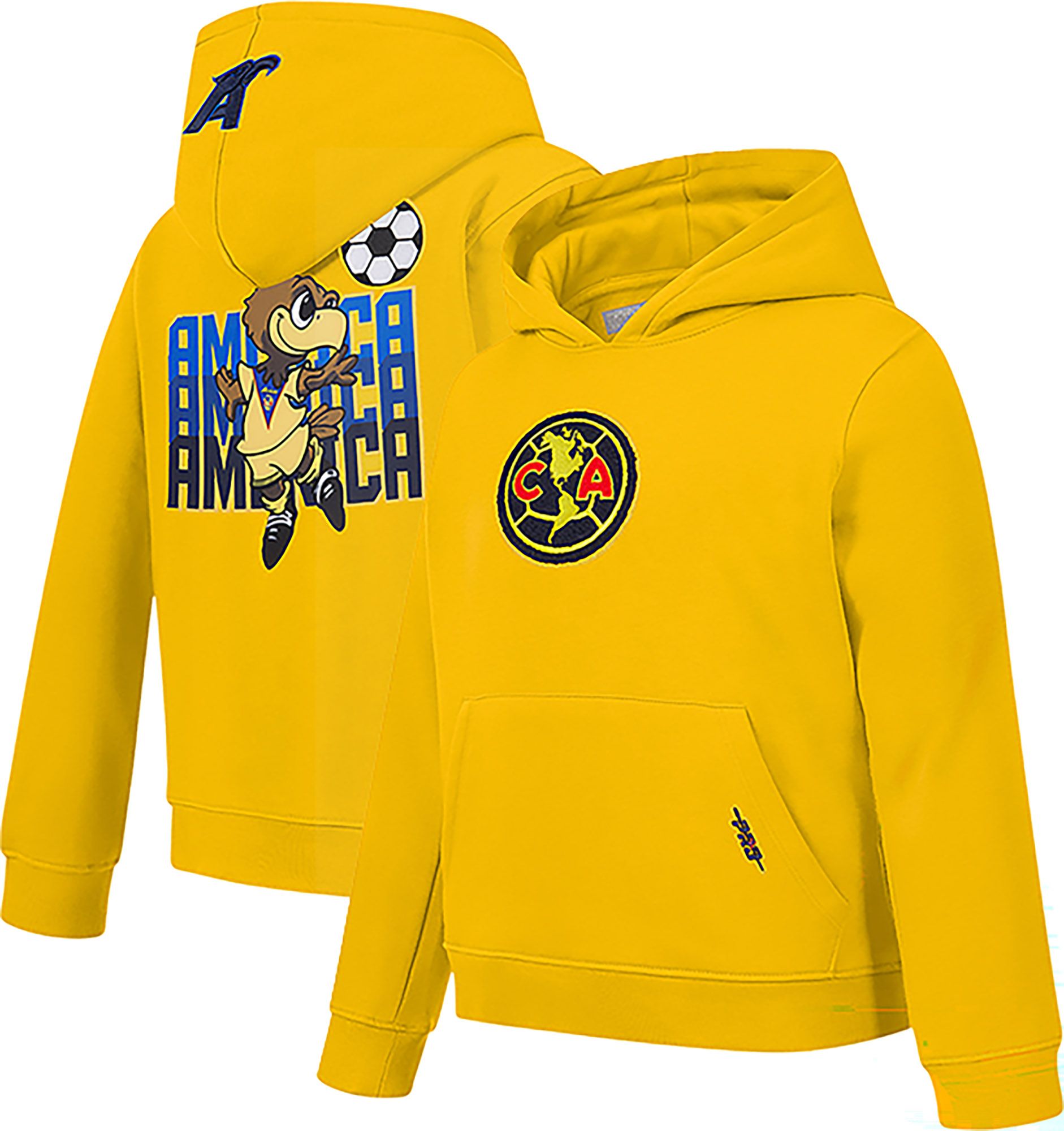 Pro Standard Youth Club America Yellow Home Multigraphic Stadium Pullover Hoodie product image