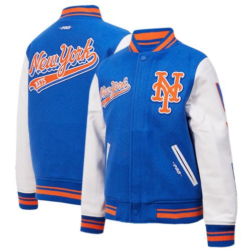 Mitchell & Ness Youth New York Mets Orange Anorak Windbreaker