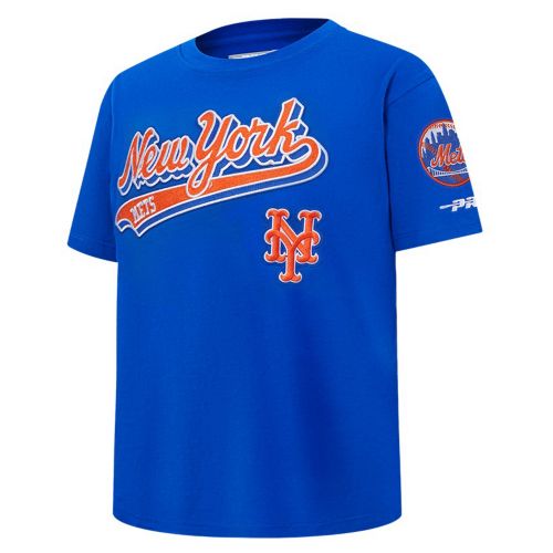 Mets ユニフォーム 星条旗デザイン サイズ: L MLB Team Apparel Youth New York Mets Royal Juan Soto #22 Player