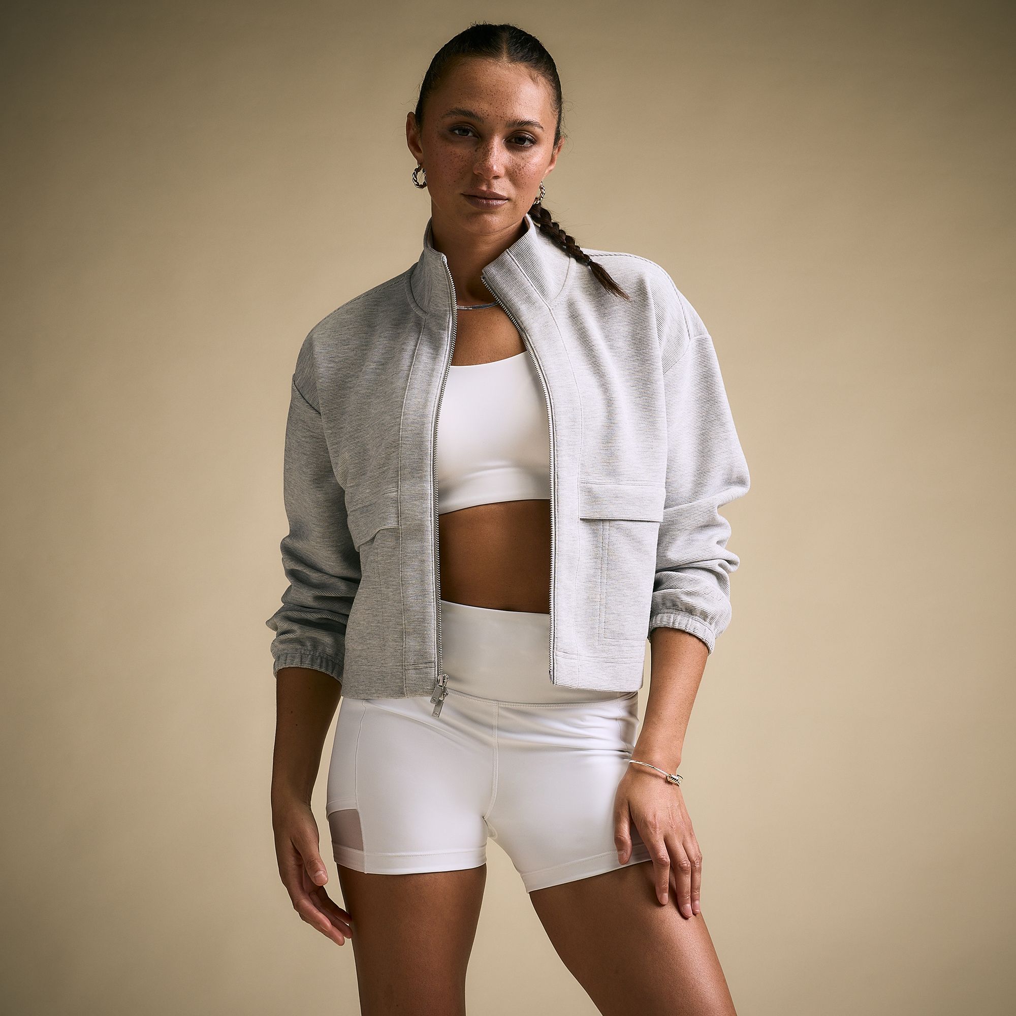 CALIA Women's Elevate Ottoman Mock Neck Jacket product image