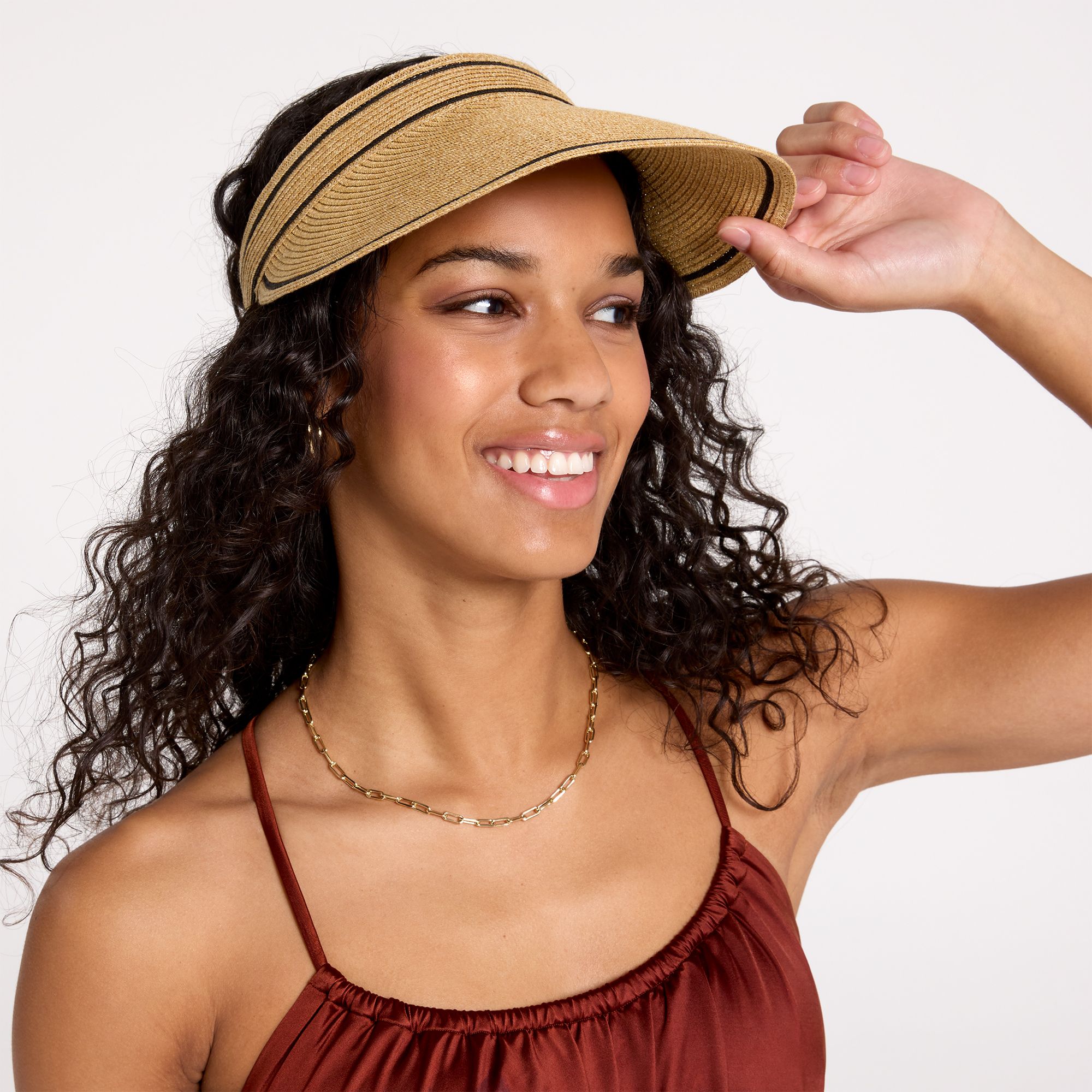 CALIA Women's Packable Straw Visor product image