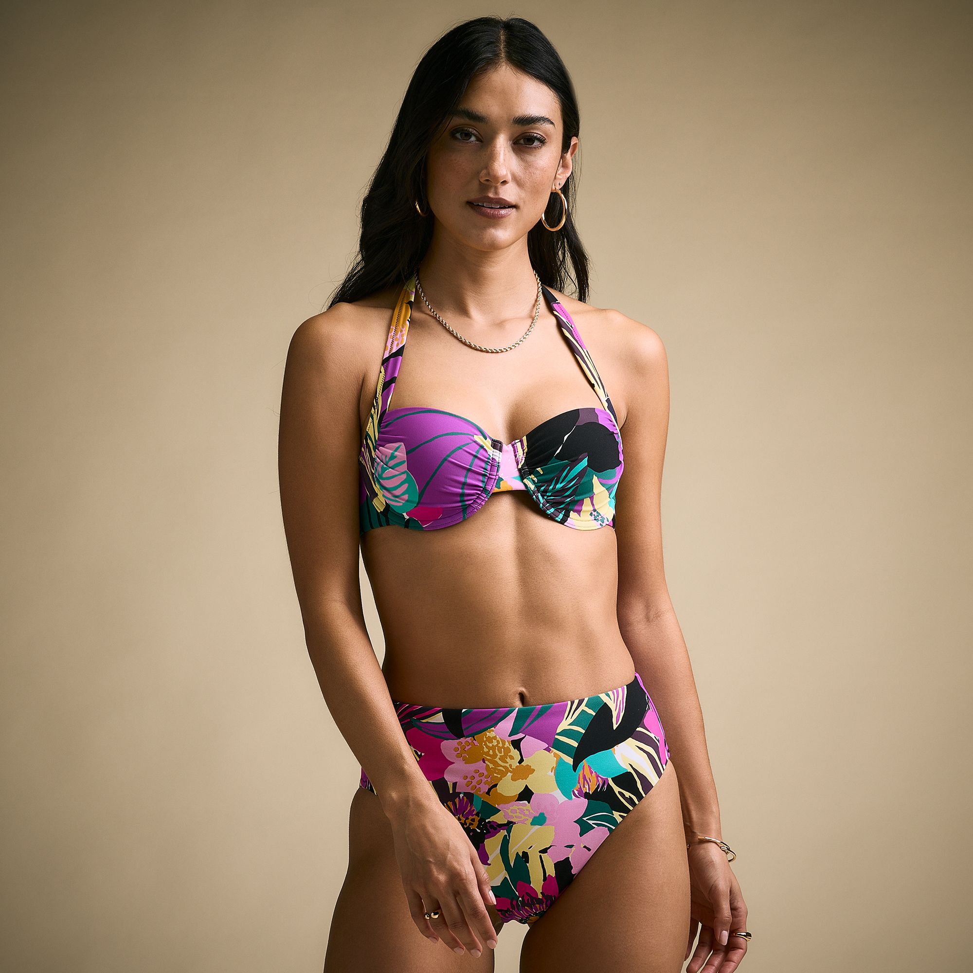 CALIA Women's Ruched Cup Bikini Top product image