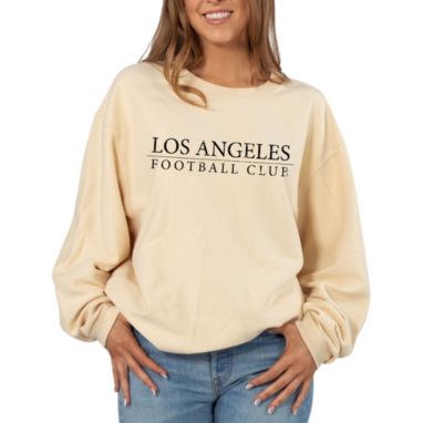 sorry, chicka-d Women's Los Angeles FC Natural Corded Crewneck Sweatshirt is currently out of stock