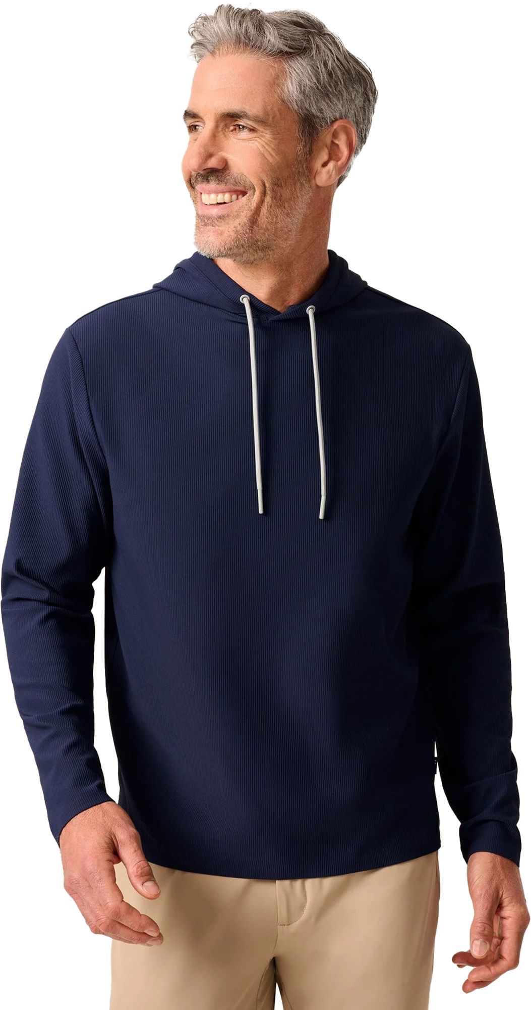 Johnnie-O Men's Hoppin Performance Drawstring Textured Golf Hoodie product image