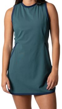 green emerald velvet dress Dizzy Pickle Jan Green Women's Pickleball Activewear Dress, Inner Shorts with Pockets XL main image 1
