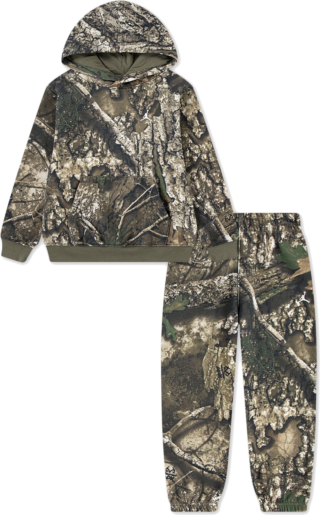 Jordan Little Kids' MVP Realtree Pullover Hoodie Fleece Set product image