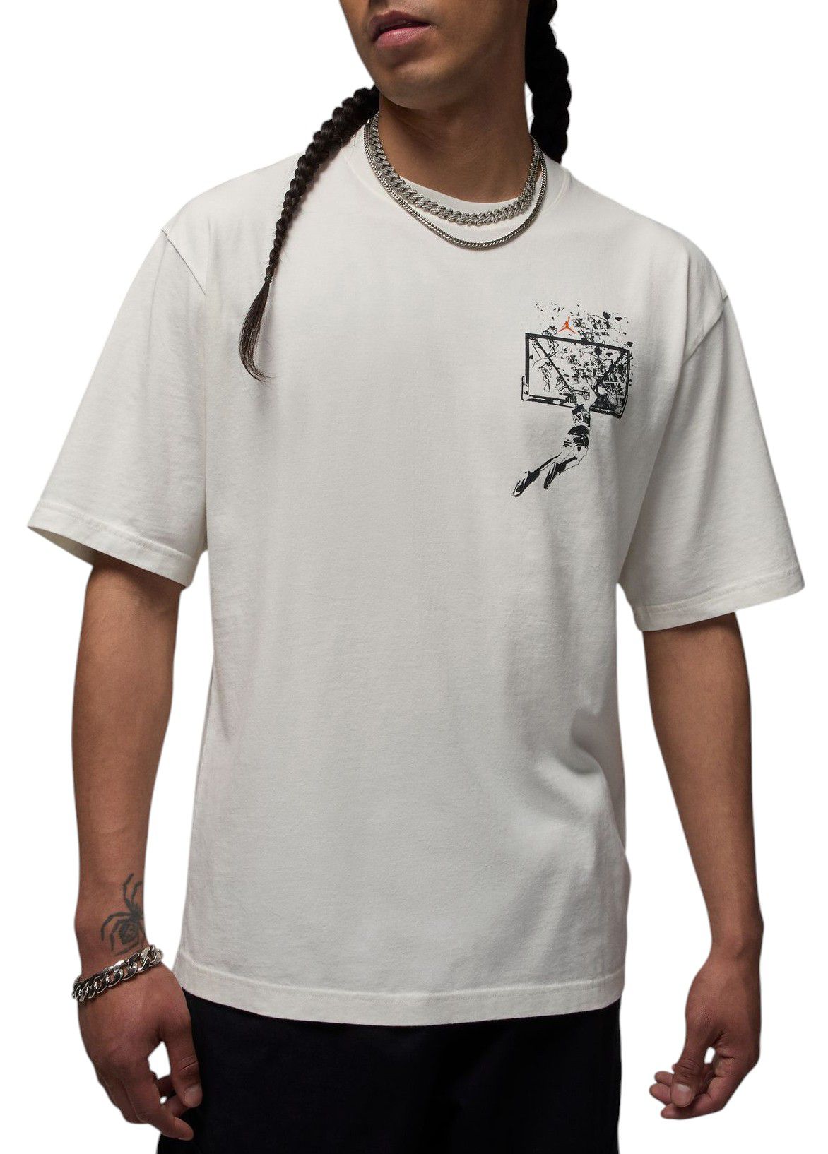 Jordan Men's Brooklyn Shattered Backboard Oversized Graphic T-Shirt product image