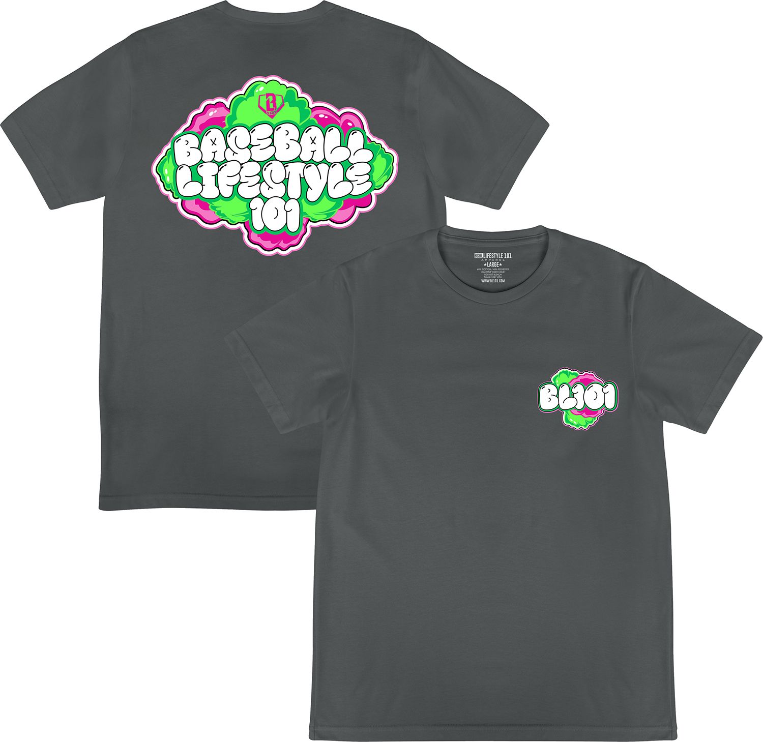 Baseball Lifestyle 101 Boys' Cotton Candy Shirt product image