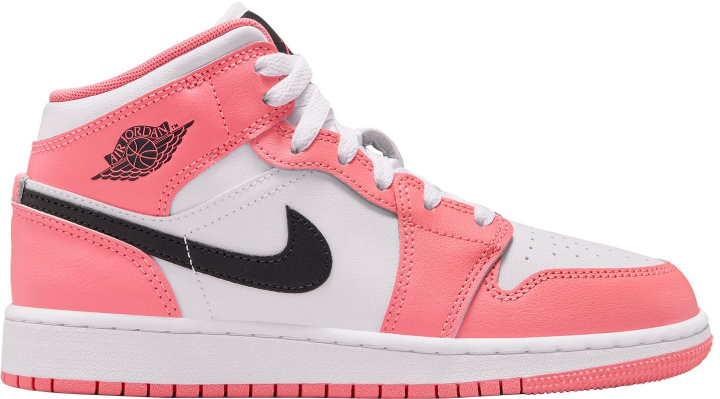 Jordan Kids' Grade School Air Jordan 1 Mid Basketball Shoes product image