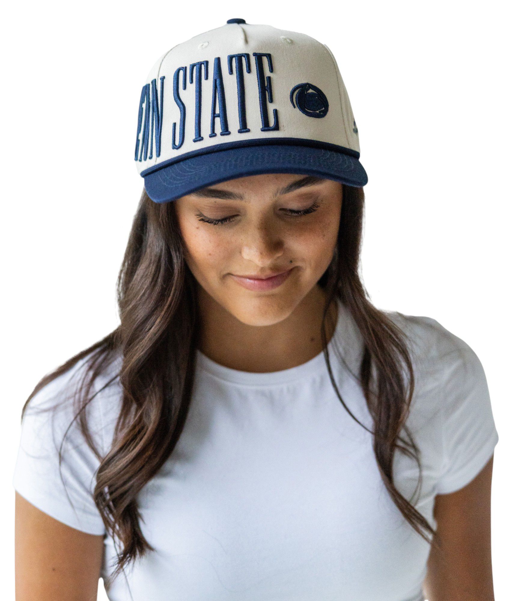 Gameday Social Women's Penn State Nittany Lions Ivory Saturday Stretch Adjustable Hat product image