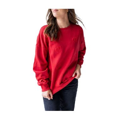 sorry, Gameday Social Women's Wisconsin Badgers Red Lantern Crew Pullover Sweatshirt is currently out of stock