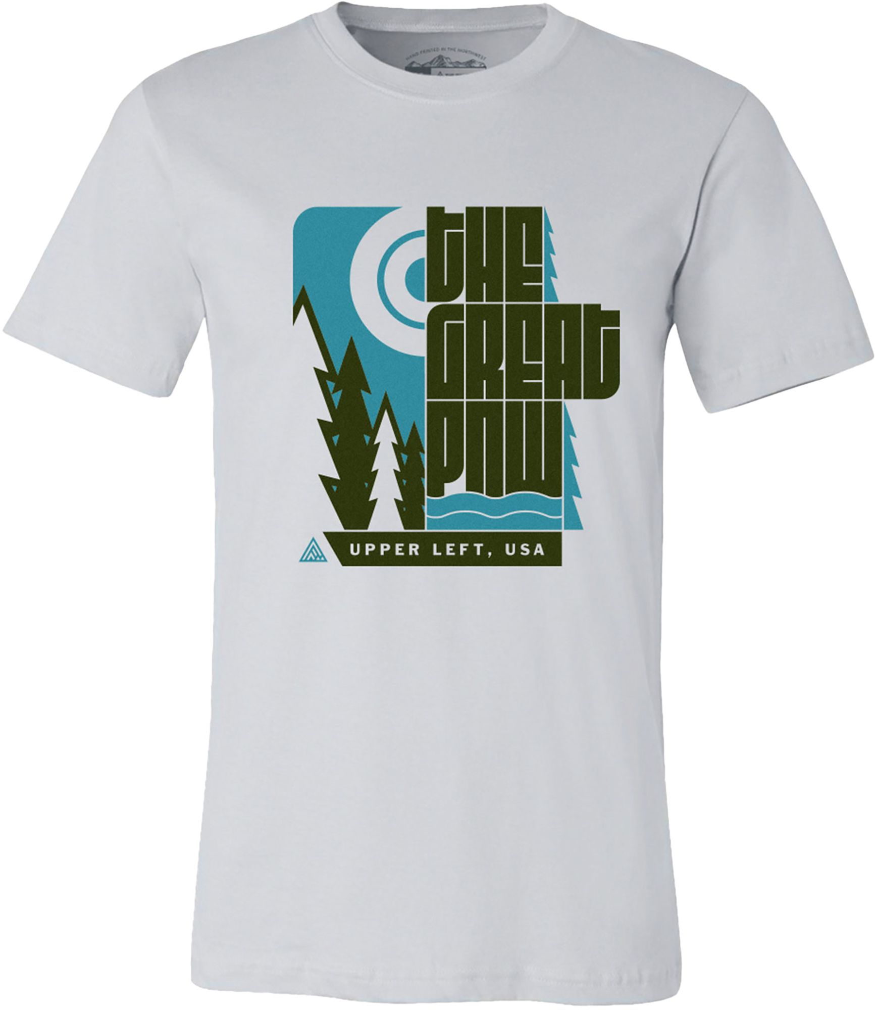 Great PNW Men's Pacific Northwest Gray North Fork T-Shirt product image