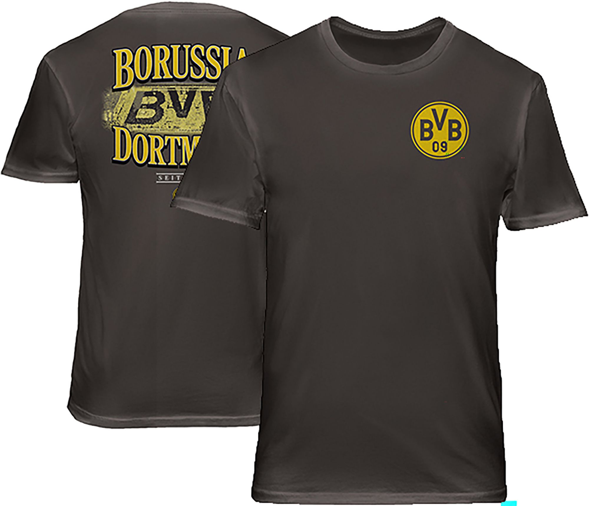 1863 FC Adult Borussia Dortmund Black Stadium 2 Hit T-Shirt product image