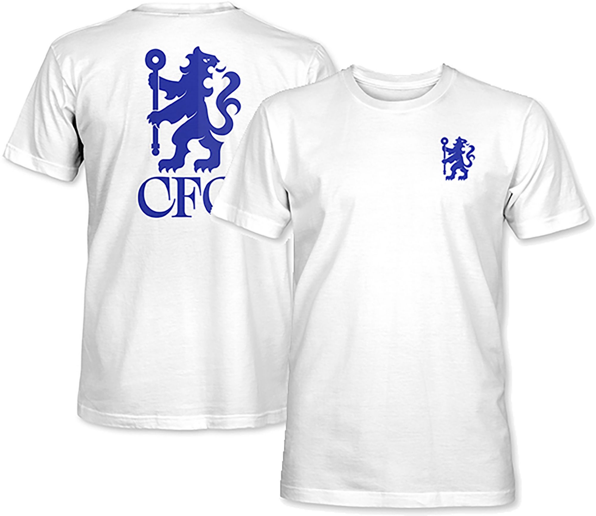 1863 FC Adult Chelsea FC White Logo Oversized T-Shirt product image