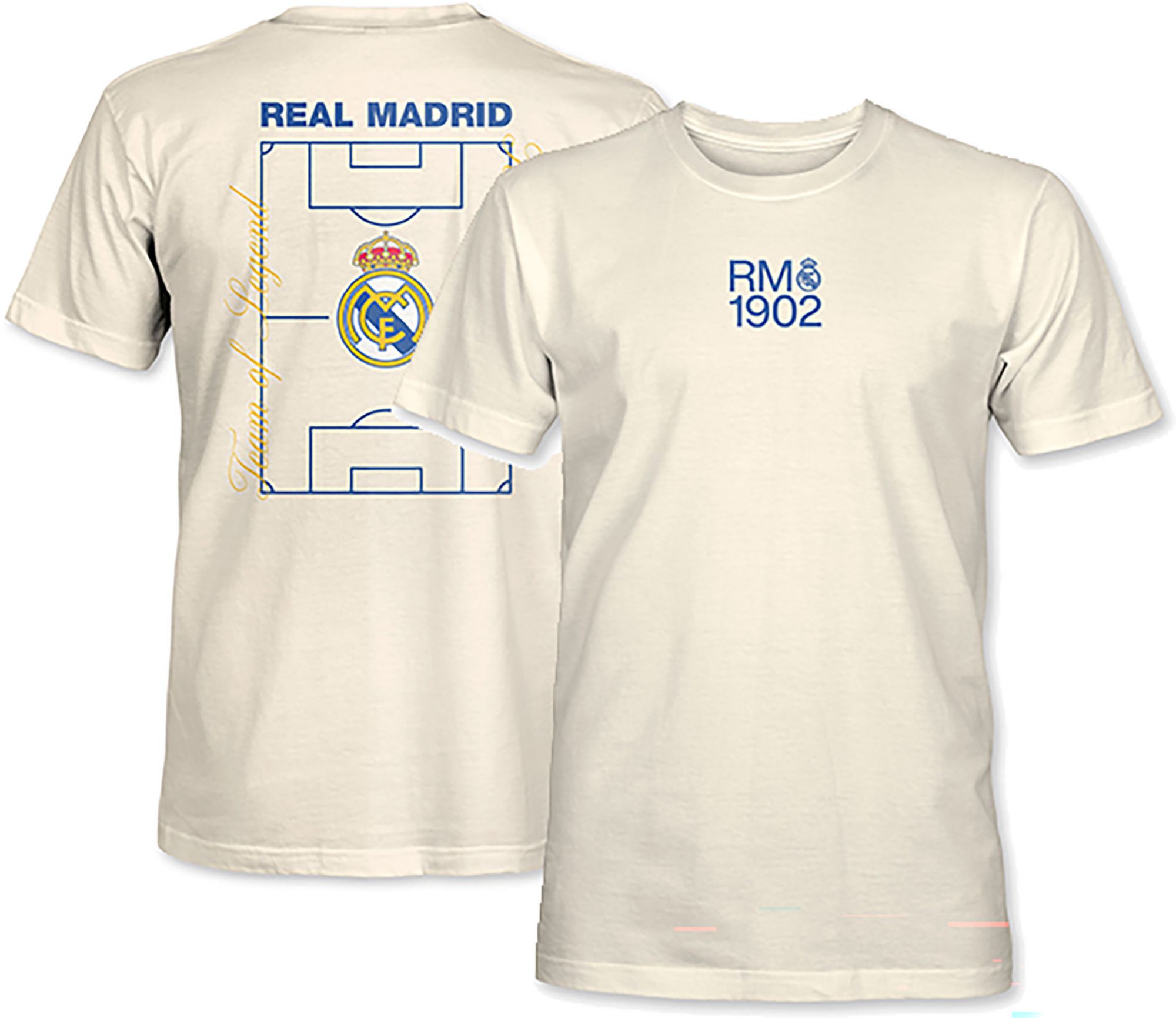 1863 FC Adult Real Madrid Off White Stadium Oversized T-Shirt product image