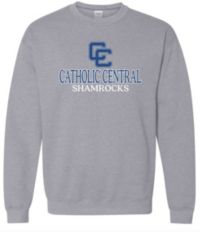 Pel Athletic Men's Detroit Catholic Central High School Grey Crewneck ...