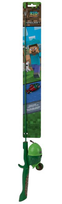 Kid Casters Minecraft Youth Fishing Pole | Dick's Sporting Goods