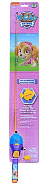 Kid Casters Paw Patrol Girls Youth Fishing Pole | Publiclands