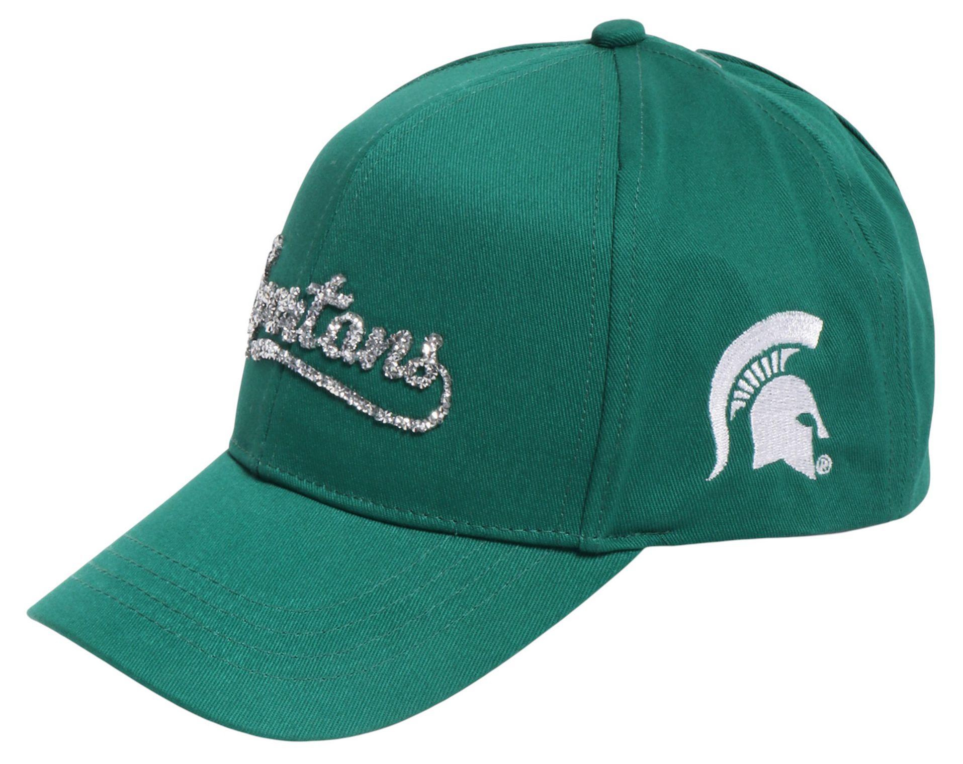 Ponyflo Women's Michigan State Spartans Green Bling Ponyflo Hat product image