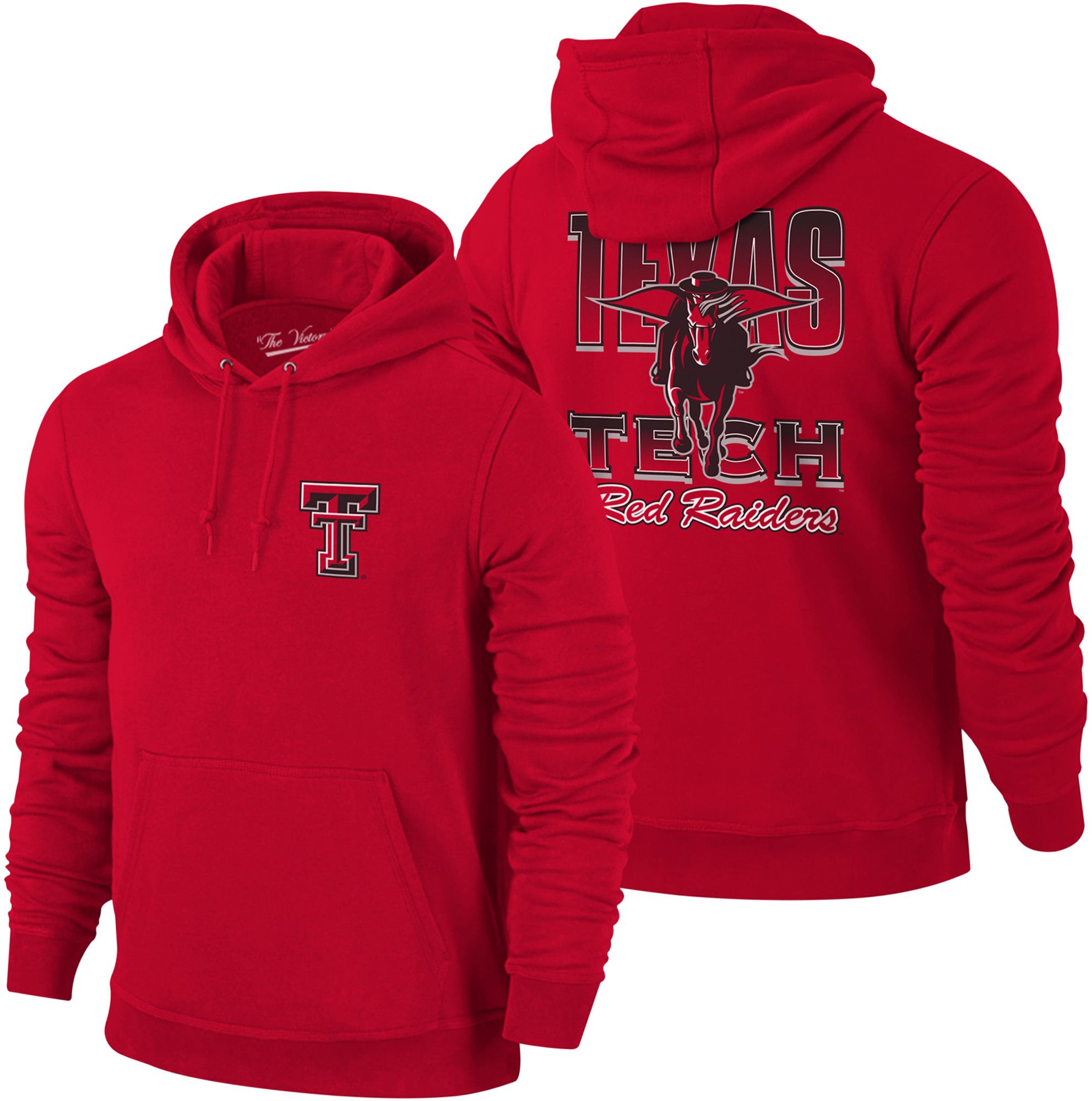 Retro Brand Men's Texas Tech Red Raiders Red Victory Hoodie product image