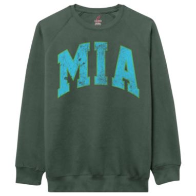 sorry, League-Legacy Men's Miami Green Essential Crewneck Sweatshirt is currently out of stock