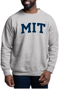 League-Legacy Men's MIT Engineers Grey Essential Fleece Crewneck ...