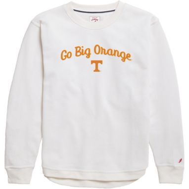 sorry, League-Legacy Women's Tennessee Volunteers Go Big Orange Crew Pullover Sweatshirt is currently out of stock