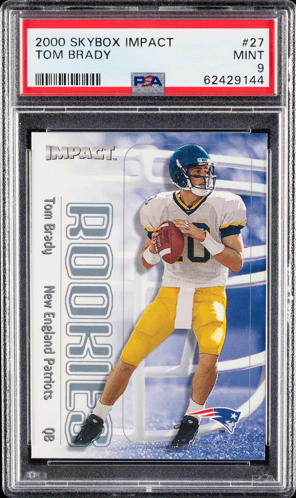 2000 Skybox Impact 27 Tom Brady PSA 9 product image