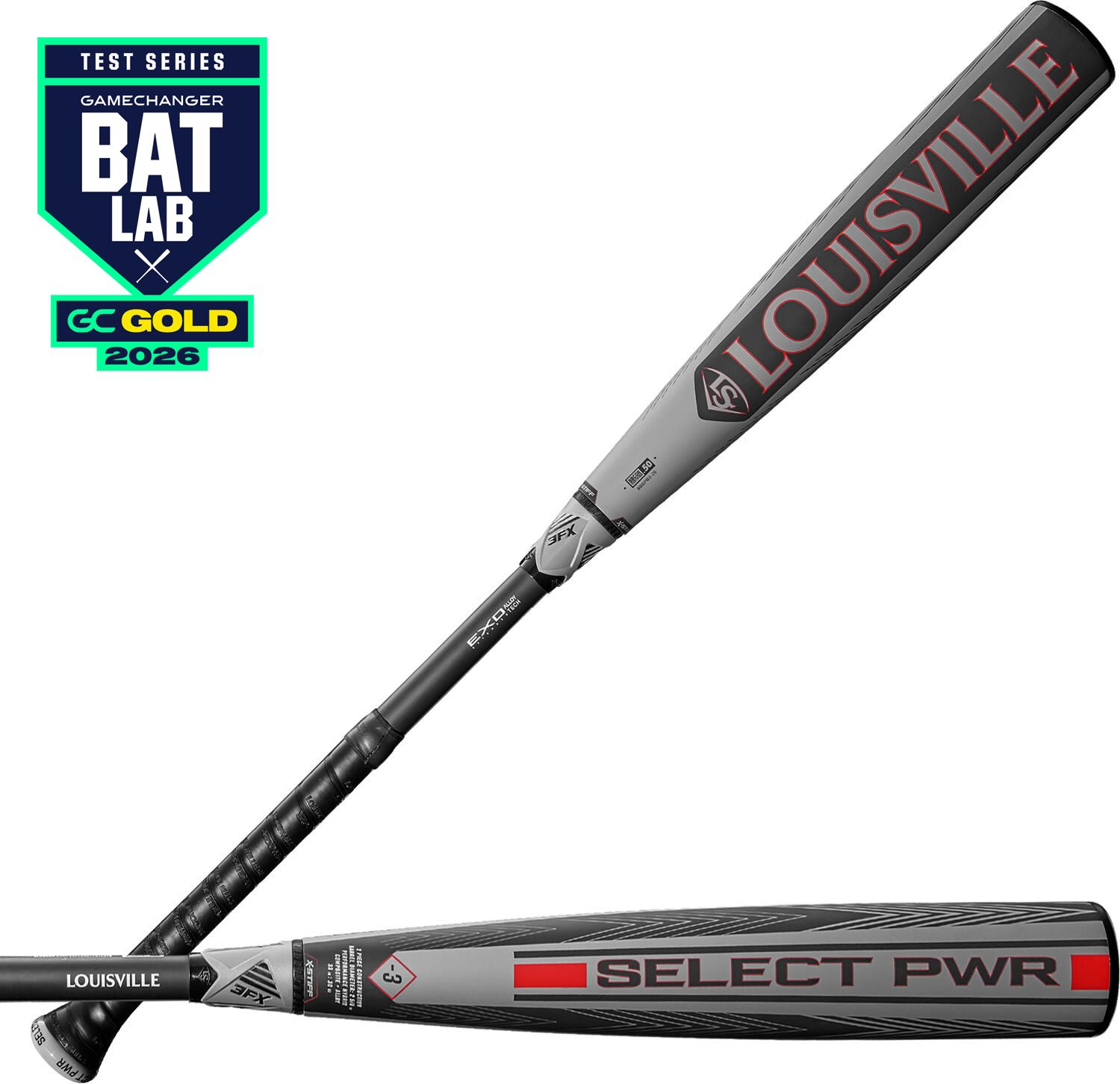 Louisville Slugger Select PWR Hybrid BBCOR Bat 2026 (-3) product image
