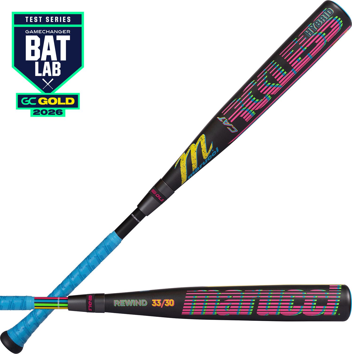 Marucci RCKLESS Neon Rewind Hybrid BBCOR Bat 2026 (-3) product image