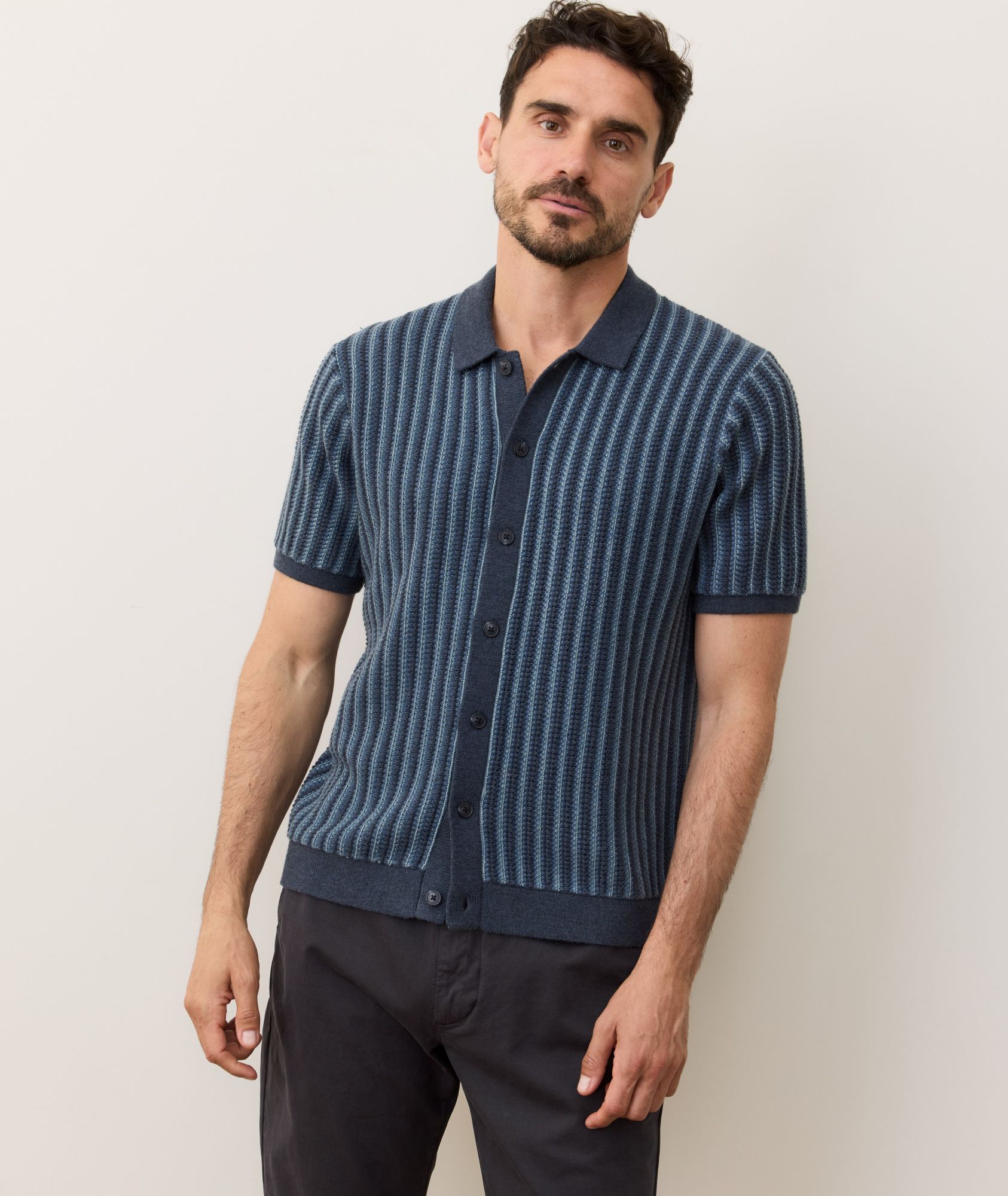 Marine Layer Men's Graham Sweater Button Down product image