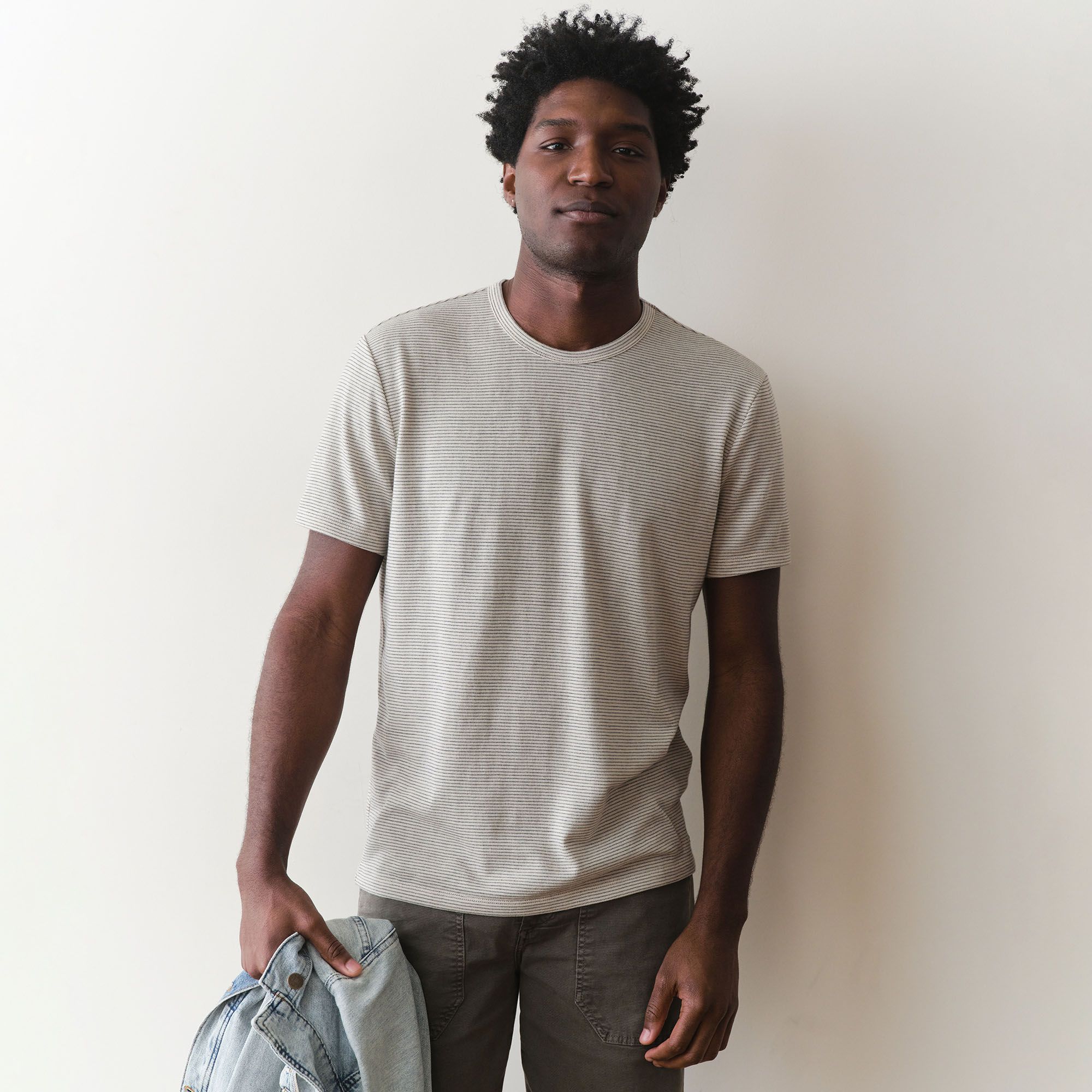 Marine Layer Men's Signature Jacquard Short Sleeve T-Shirt product image