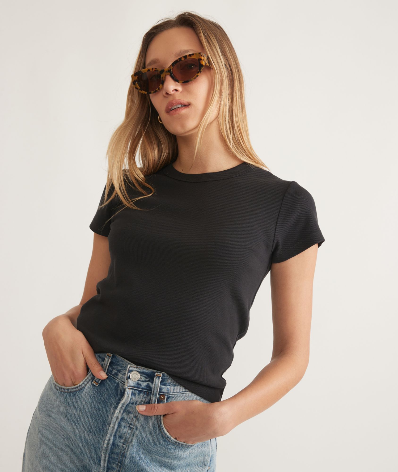 Marine Layer Women's Lexi Rib Sun-In T-Shirt product image