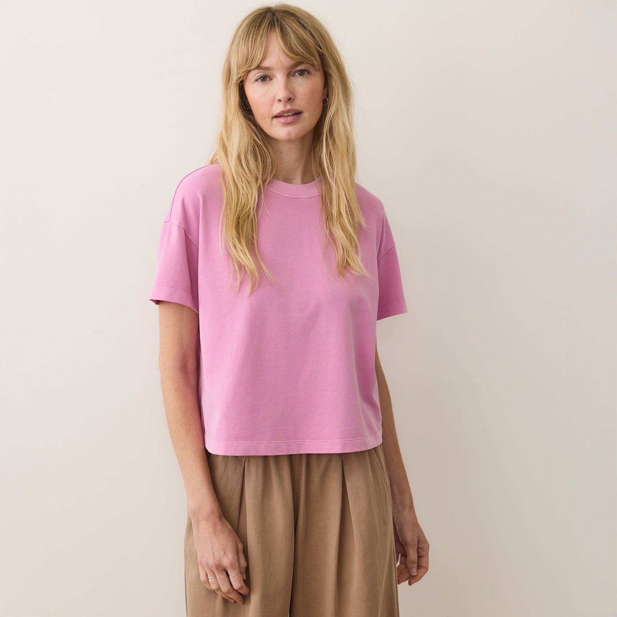 Marine Layer Women's Cloud  9 Jersey Crew T-Shirt product image