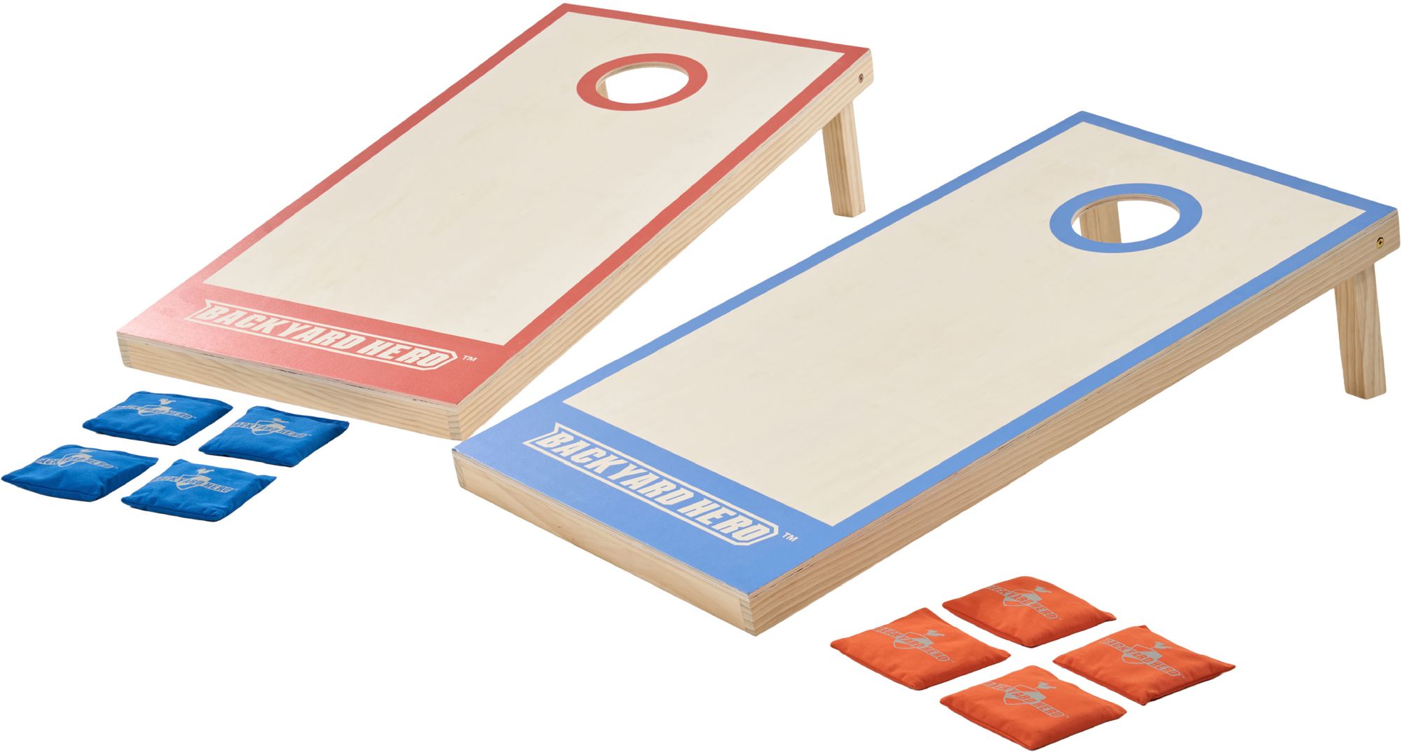 Backyard Hero 2x4 Solid Wooden Cornhole Board Game product image