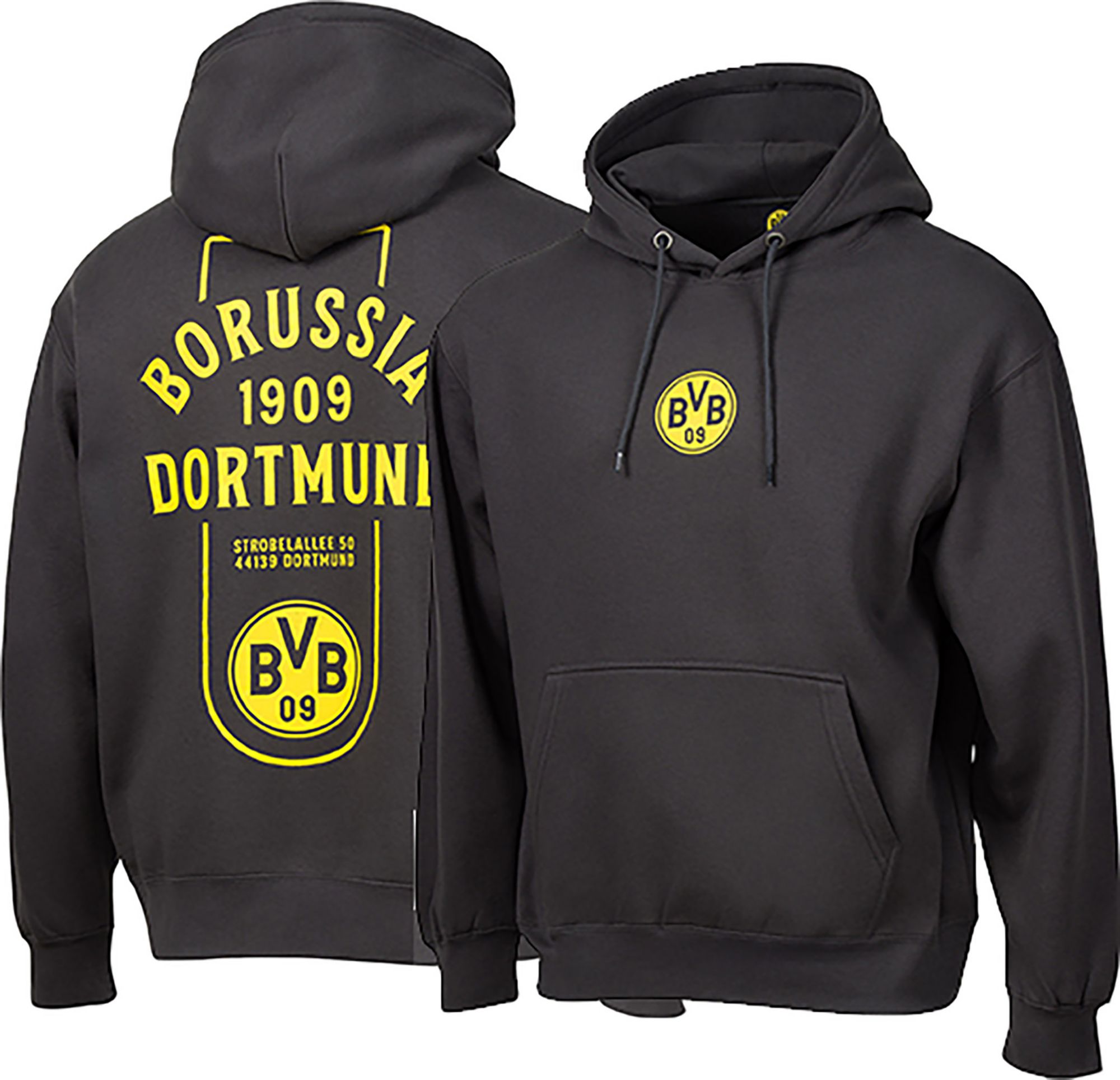 Sport Design Sweden Men's Borussia Dortmund Charcoal Streetwear Hoodie product image