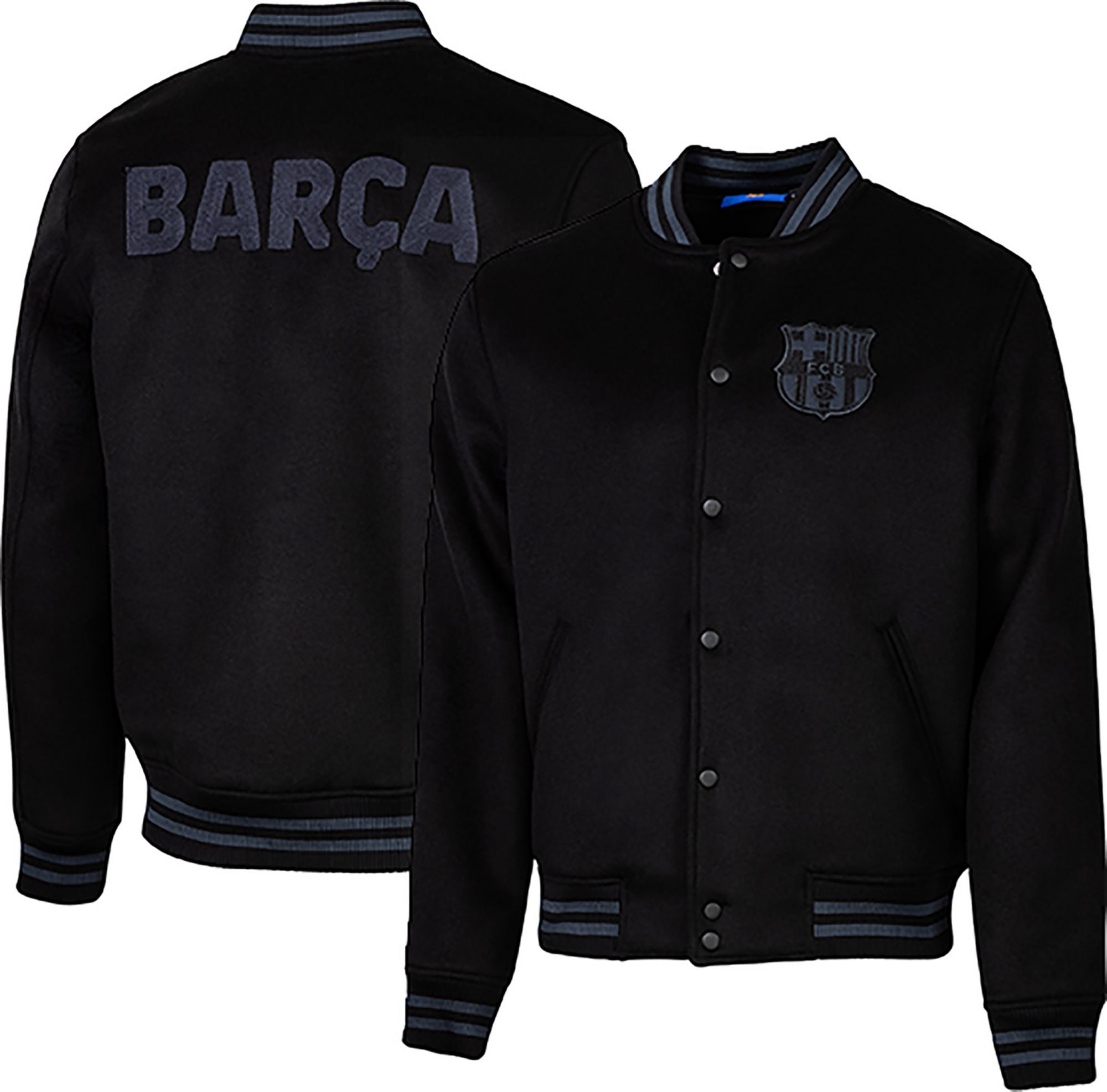 Sport Design Sweden Men's Barcelona Black Free Kick Button-Up Jacket product image