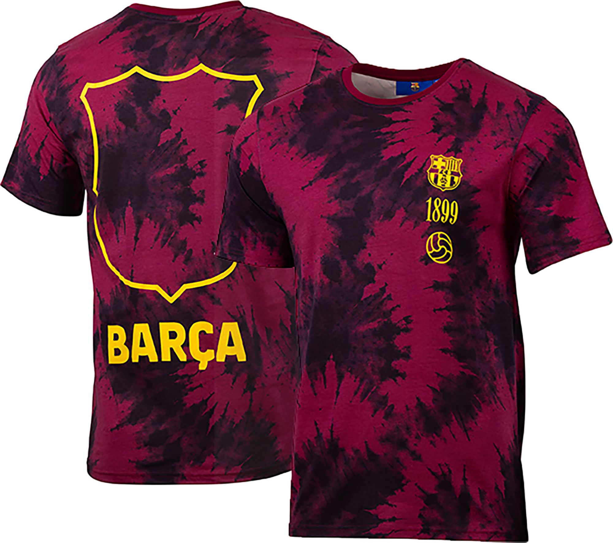 Sport Design Sweden Men's FC Barcelona Wine Tie Dye T-Shirt product image
