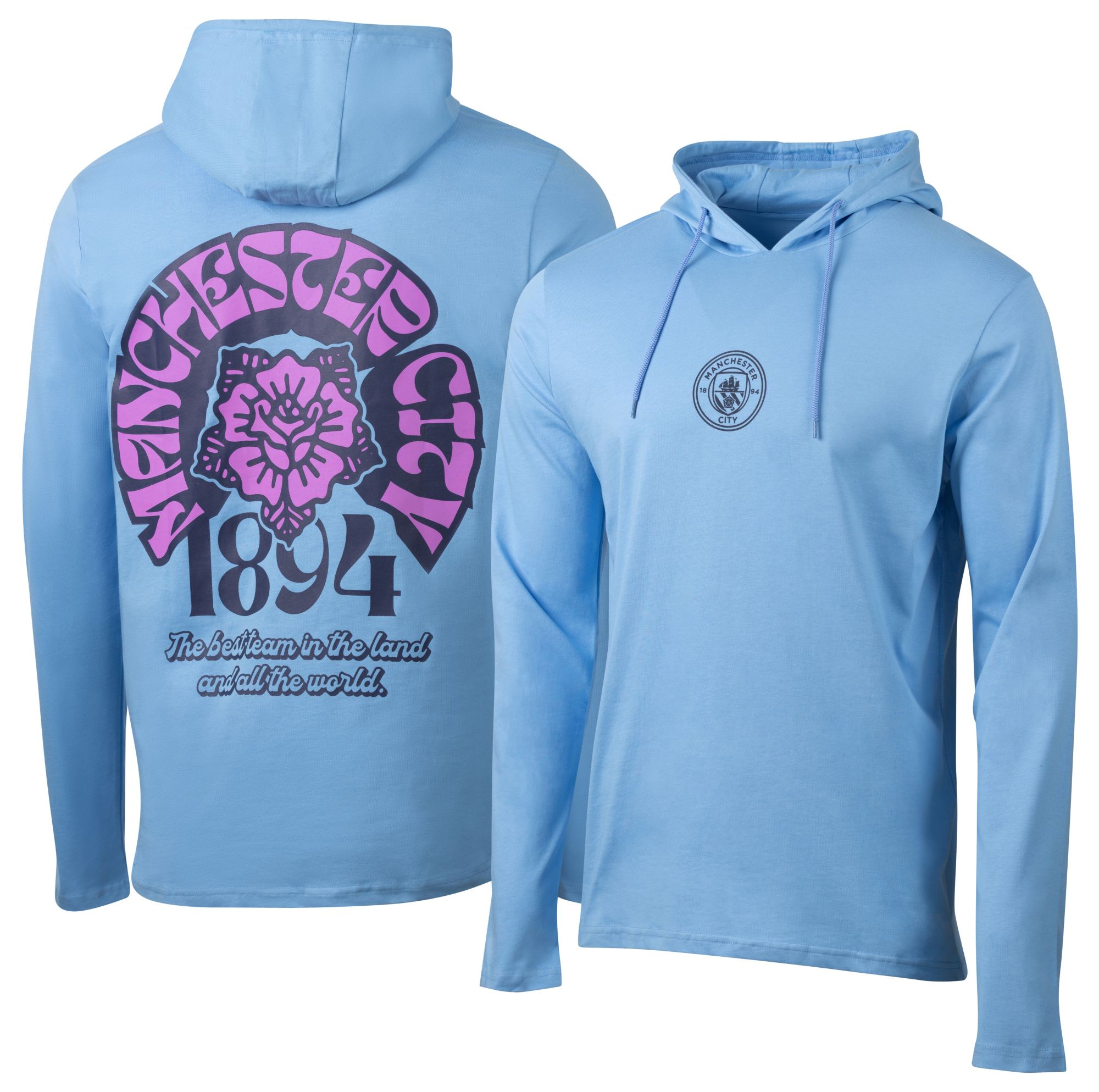 Sport Design Sweden Men's Manchester City Sky Blue Offside Hoodie product image