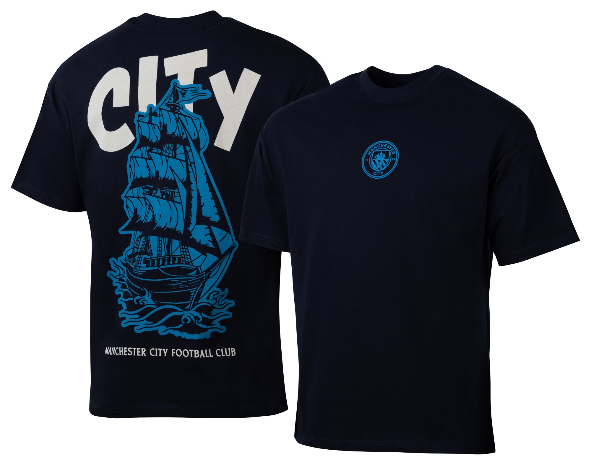 Sport Design Sweden Men's Manchester City Navy Gameday Oversized T-Shirt product image