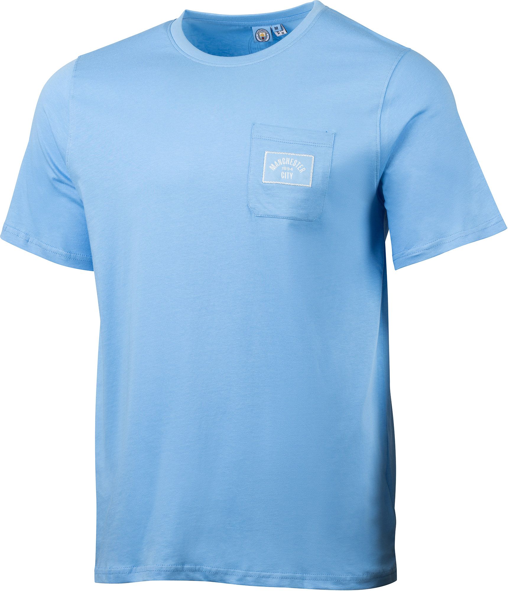 Sport Design Sweden Men's Manchester City Sky Blue Match Pocket T-Shirt product image