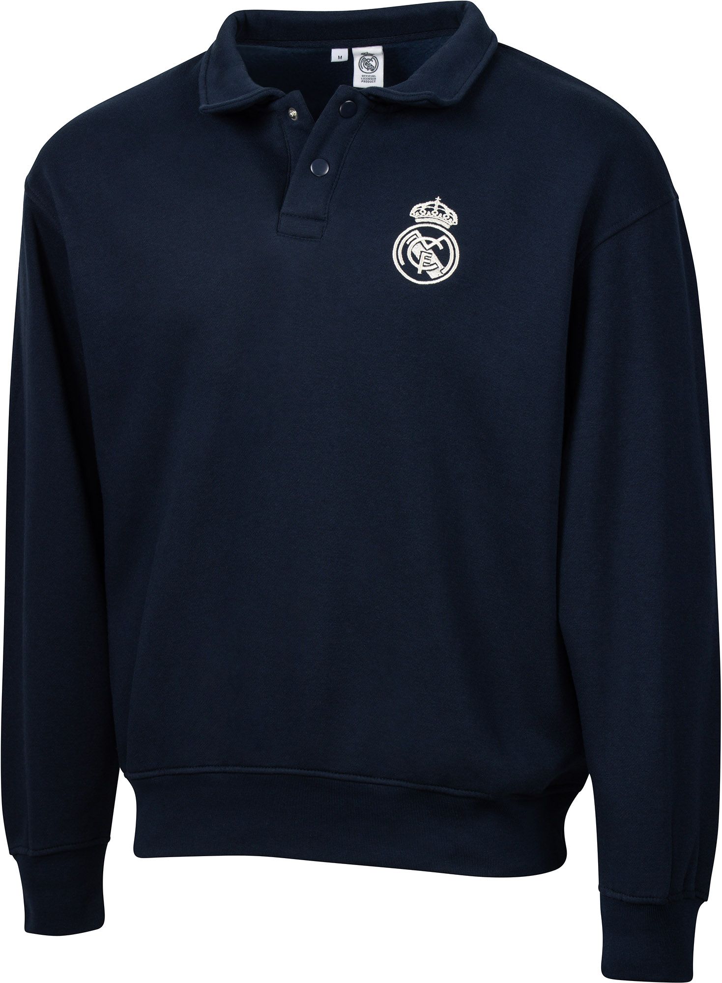 Sport Design Sweden Men's Real Madrid Navy Retro Fleece Sweater product image