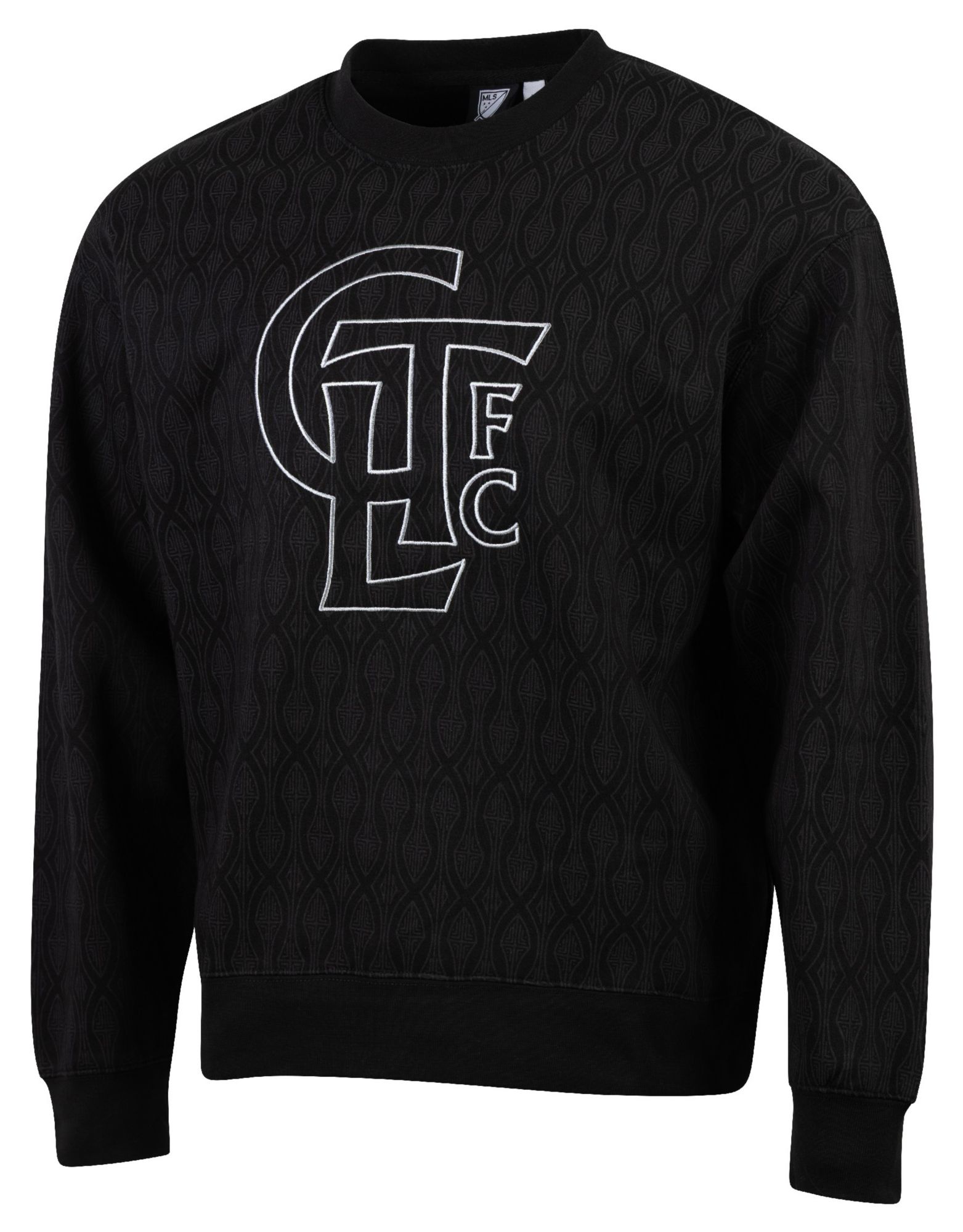 Sport Design Sweden Men's Charlotte FC Black Classic Crewneck Sweatshirt product image
