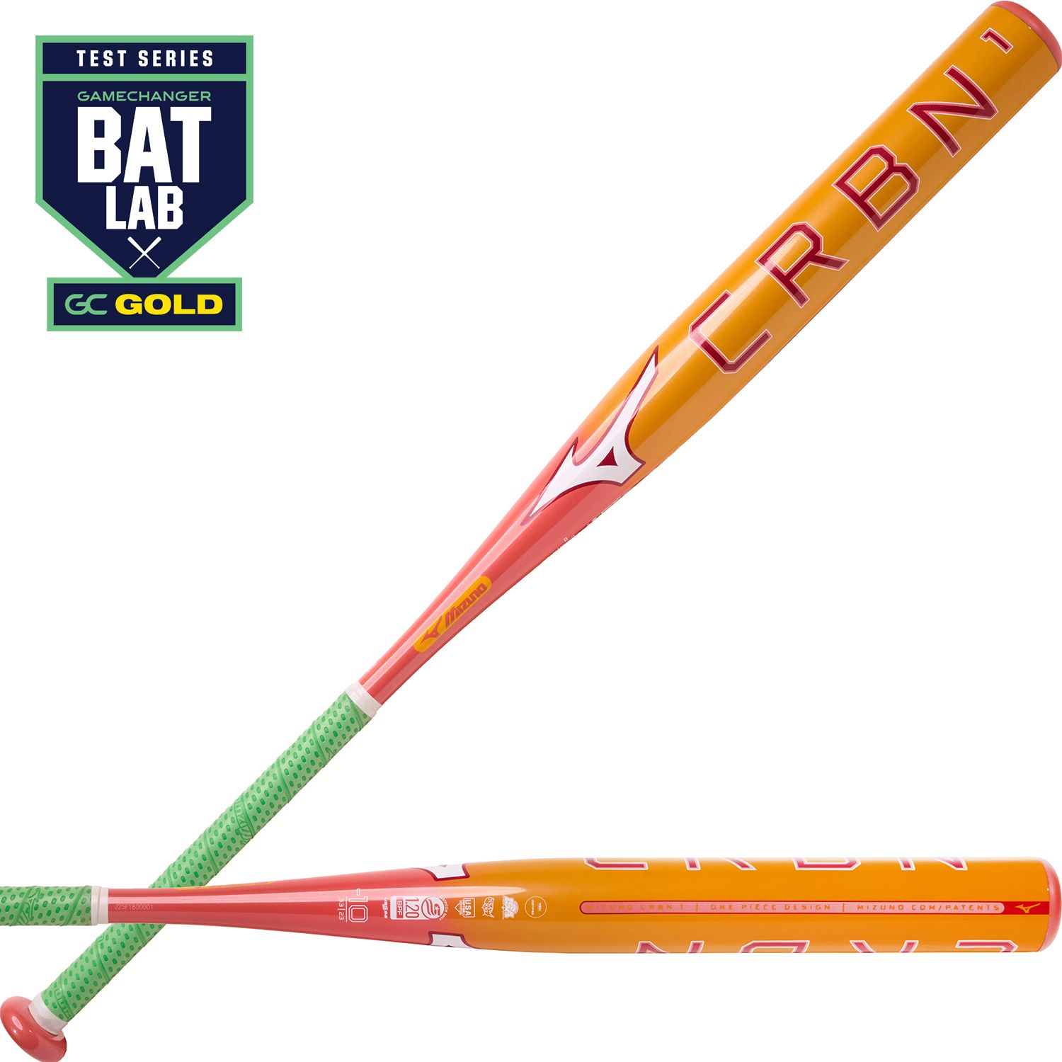 Mizuno CRBN1 Peach Fastpitch Bat (-10) product image